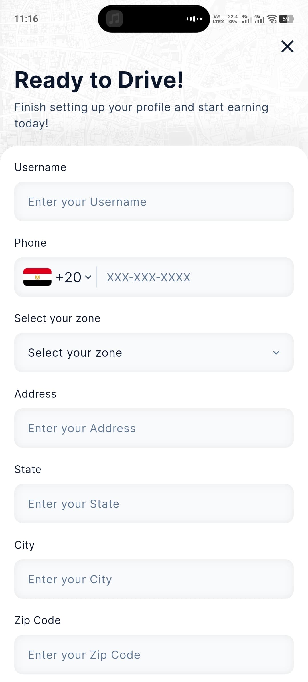 سجل بياناتك بسهولة